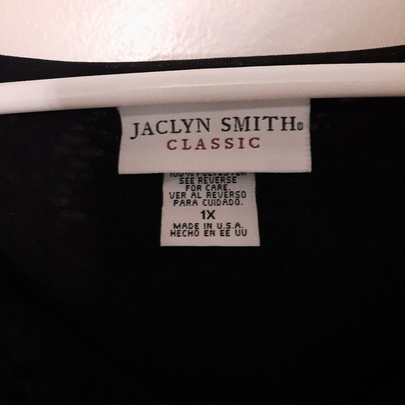 Jaclyn Smith long sleeve net shirt - Picture 3 of 4
